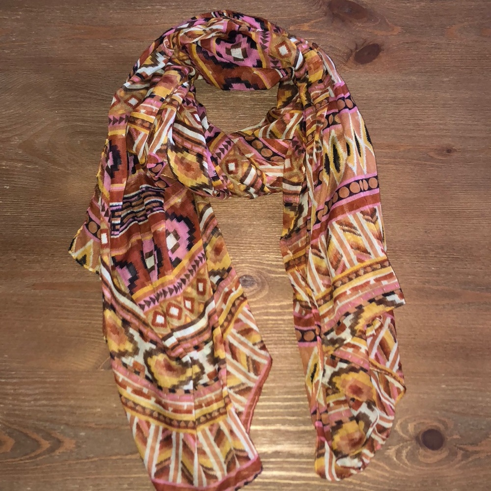 Tribal print scarf